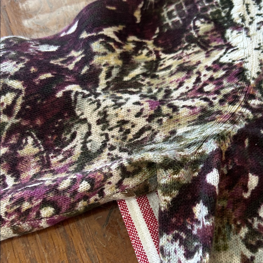 Chico’s Patterned Open Front Cardigan - image 4